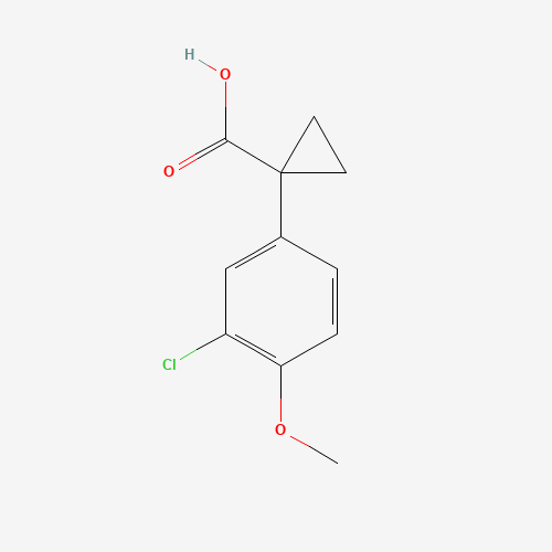 1-(3-Chloro-4-methoxyphenyl)cyclopropane-1-carboxylic acid