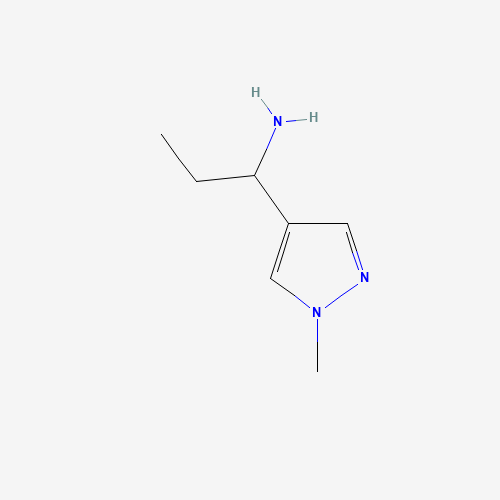 1-(1-Methyl-1H-pyrazol-4-yl)propan-1-amine