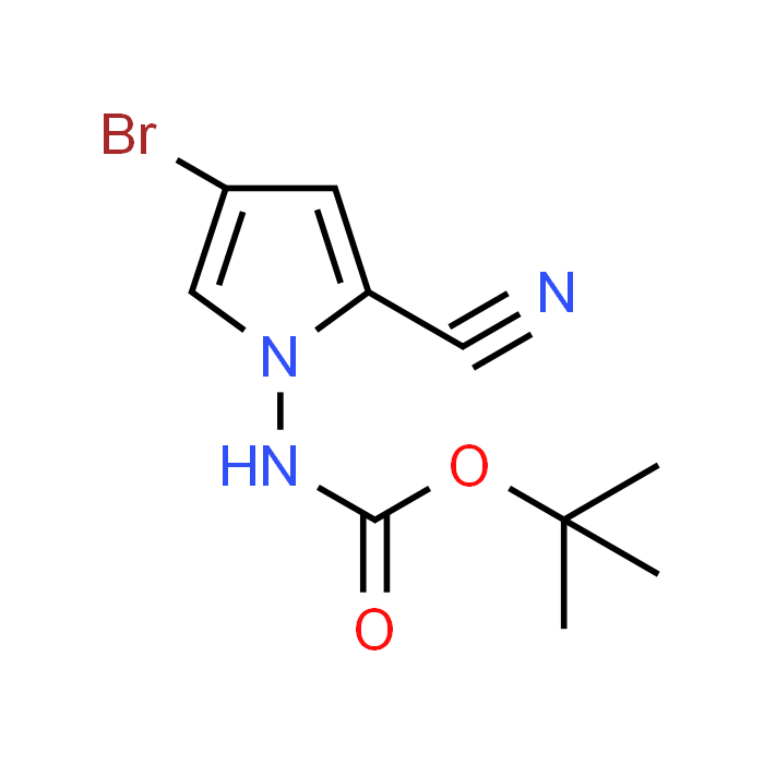 tert-Butyl (4-bromo-2-cyano-1H-pyrrol-1-yl)carbamate