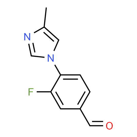 3-Fluoro-4-(4-methyl-1H-imidazol-1-yl)benzaldehyde
