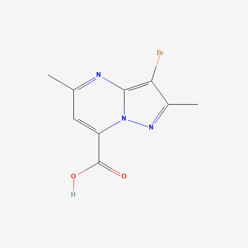 3-Bromo-2,5-dimethylpyrazolo[1,5-a]pyrimidine-7-carboxylic acid