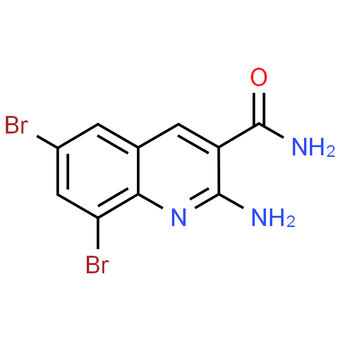 2-Amino-6,8-dibromoquinoline-3-carboxamide