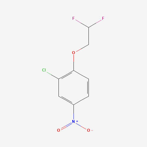 2-Chloro-1-(2,2-difluoroethoxy)-4-nitrobenzene