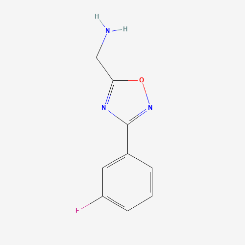 (3-(3-Fluorophenyl)-1,2,4-oxadiazol-5-yl)methanamine