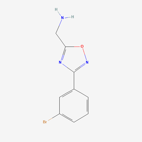 [3-(3-Bromophenyl)-1,2,4-oxadiazol-5-yl]methanamine