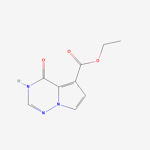 Ethyl 4-hydroxypyrrolo[2,1-f][1,2,4]triazine-5-carboxylate