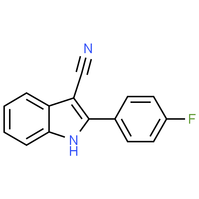 2-(4-Fluorophenyl)-1H-indole-3-carbonitrile