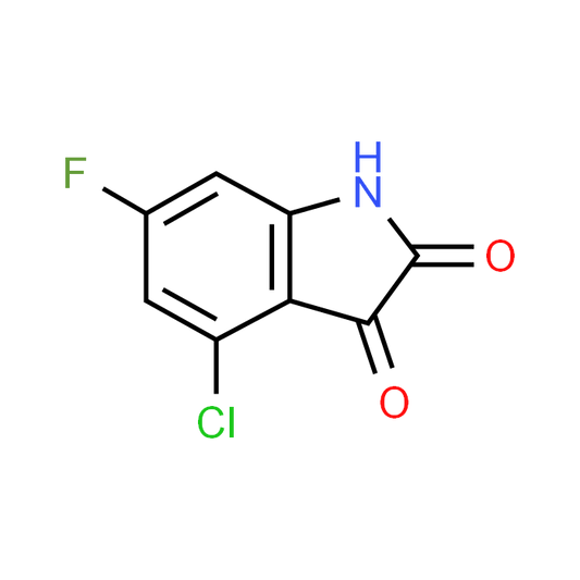 4-Chloro-6-fluoroindoline-2,3-dione