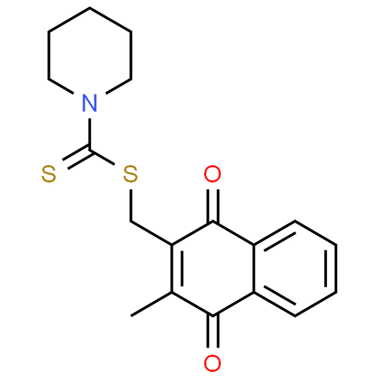 (3-Methyl-1,4-dioxo-1,4-dihydronaphthalen-2-yl)methyl piperidine-1-carbodithioate