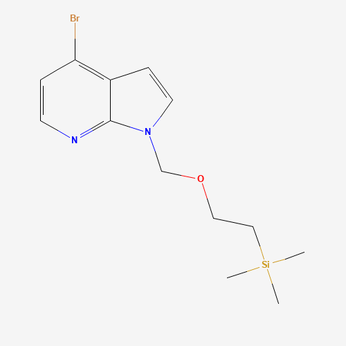 4-bromo-1-{[2-(trimethylsilyl)ethoxy]methyl}-1H-pyrrolo[2,3-b]pyridine