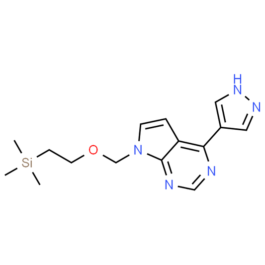 4-(4-Pyrazolyl)-7-[[2-(trimethylsilyl)ethoxy]methyl]-7H-pyrrolo[2,3-d]pyrimidine