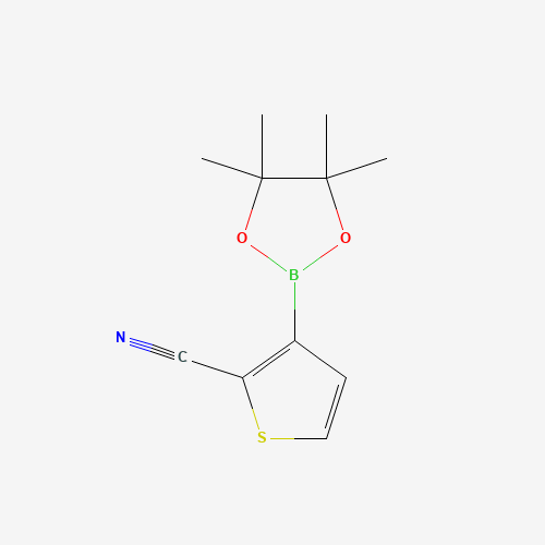 3-(4,4,5,5-Tetramethyl-1,3,2-dioxaborolan-2-yl)thiophene-2-carbonitrile