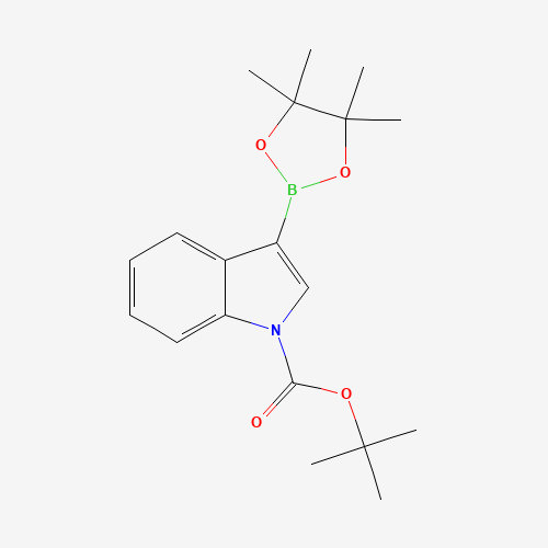 tert-Butyl 3-(4,4,5,5-tetramethyl-1,3,2-dioxaborolan-2-yl)-1H-indole-1-carboxylate