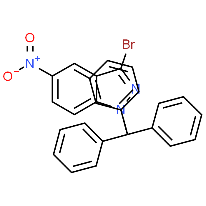 3-Bromo-5-nitro-1-trityl-1H-indazole