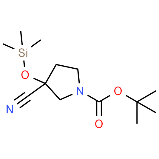 tert-Butyl 3-cyano-3-((trimethylsilyl)oxy)pyrrolidine-1-carboxylate