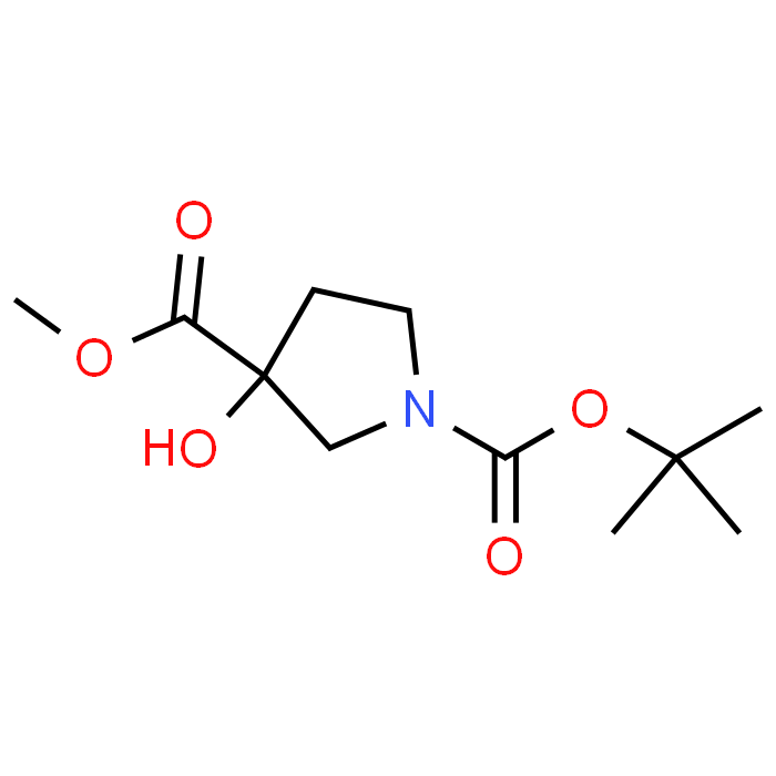 1-tert-Butyl 3-methyl 3-hydroxypyrrolidine-1,3-dicarboxylate