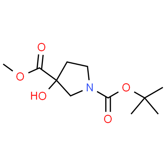 1-tert-Butyl 3-methyl 3-hydroxypyrrolidine-1,3-dicarboxylate