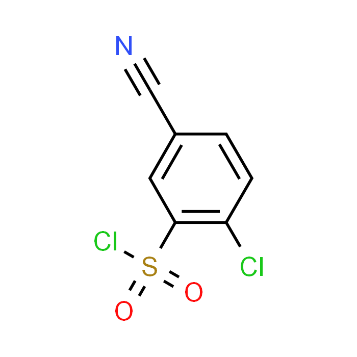 2-Chloro-5-cyanobenzene-1-sulfonyl chloride