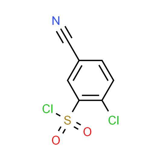 2-Chloro-5-cyanobenzene-1-sulfonyl chloride