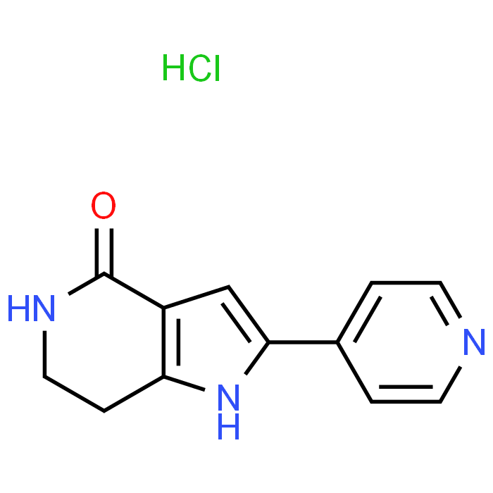 2-(Pyridin-4-yl)-1,5,6,7-tetrahydro-4H-pyrrolo[3,2-c]pyridin-4-one hydrochloride