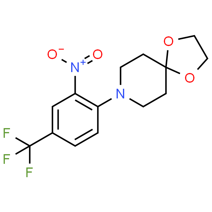 8-(2-Nitro-4-(trifluoromethyl)phenyl)-1,4-dioxa-8-azaspiro[4.5]decane