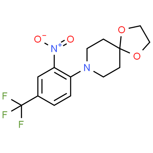 8-(2-Nitro-4-(trifluoromethyl)phenyl)-1,4-dioxa-8-azaspiro[4.5]decane