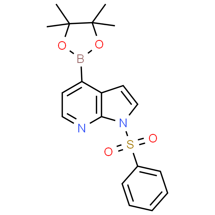 1-(Phenylsulfonyl)-4-(4,4,5,5-tetramethyl-1,3,2-dioxaborolan-2-yl)-1H-pyrrolo[2,3-b]pyridine