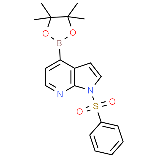 1-(Phenylsulfonyl)-4-(4,4,5,5-tetramethyl-1,3,2-dioxaborolan-2-yl)-1H-pyrrolo[2,3-b]pyridine