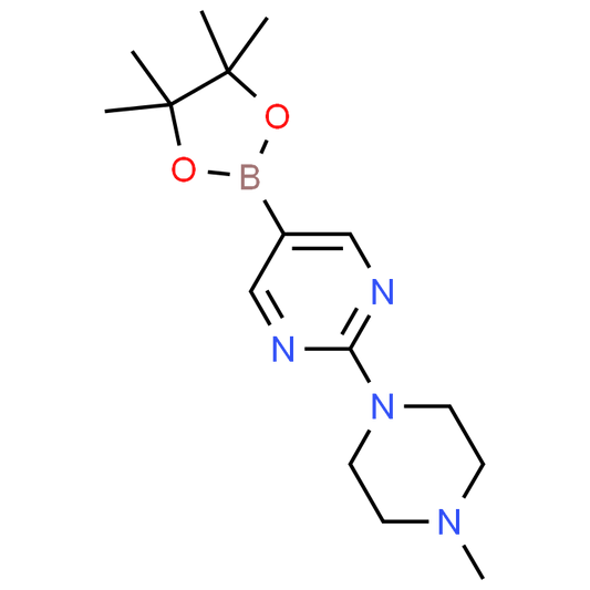 2-(4-Methylpiperazin-1-yl)-5-(4,4,5,5-tetramethyl-1,3,2-dioxaborolan-2-yl)pyrimidine