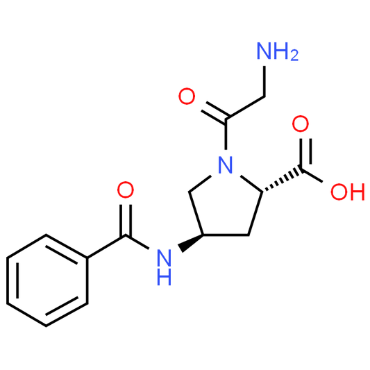 (2S,4R)-1-(2-Aminoacetyl)-4-benzamidopyrrolidine-2-carboxylic acid