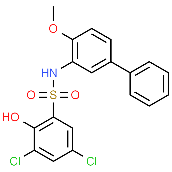 3,5-Dichloro-2-hydroxy-N-(4-methoxy-[1,1'-biphenyl]-3-yl)benzenesulfonamide