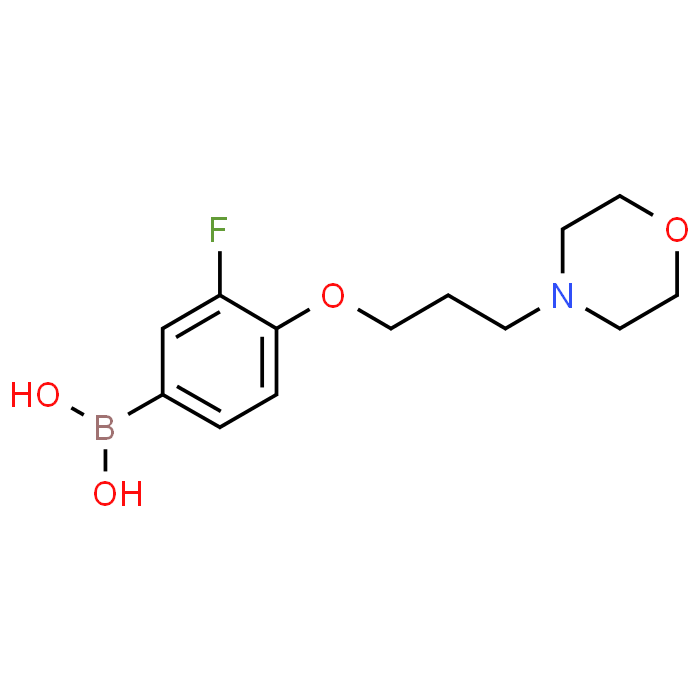 (3-fluoro-4-(3-morpholinopropoxy)phenyl)boronic acid