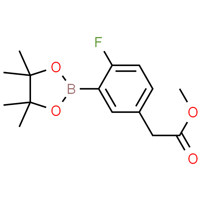 Methyl 2-(4-fluoro-3-(4,4,5,5-tetramethyl-1,3,2-dioxaborolan-2-yl)phenyl)acetate