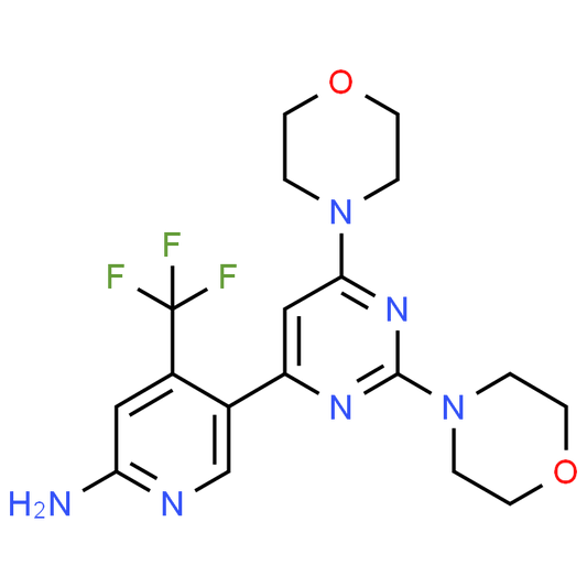 5-(2,6-Dimorpholinopyrimidin-4-yl)-4-(trifluoromethyl)pyridin-2-amine