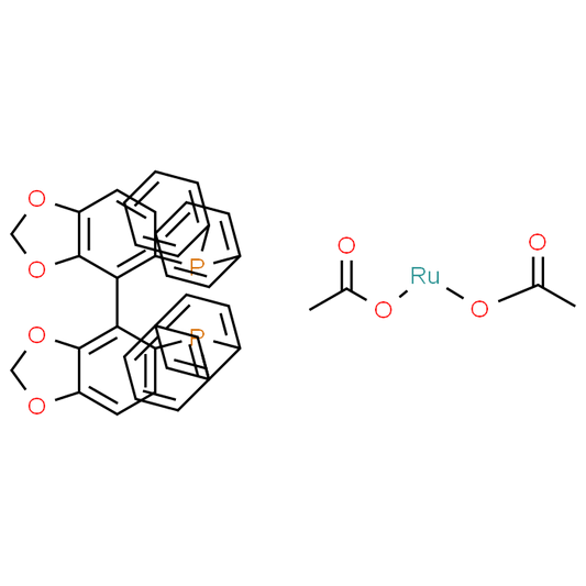 Diacetato[(R)-(+)-5,5'-bis(diphenylphosphino)-4,4'-bi-1,3-benzodioxole]ruthenium(II)