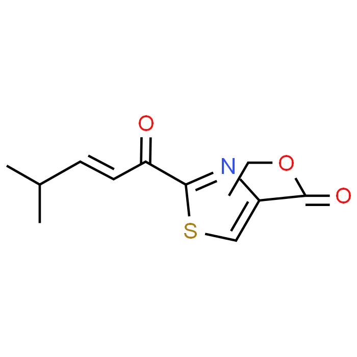 Ethyl 2-(4-methylpent-2-enoyl)thiazole-4-carboxylate