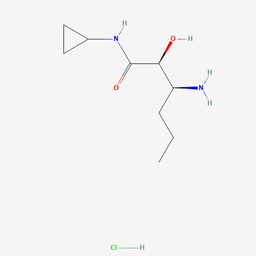 (2S,3S)-3-Amino-N-cyclopropyl-2-hydroxyhexanamide hydrochloride