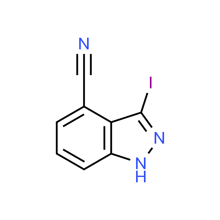3-Iodo-1H-indazole-4-carbonitrile
