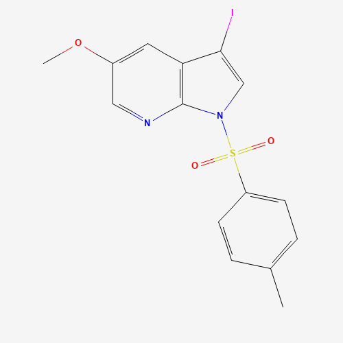 3-Iodo-5-methoxy-1-tosyl-1H-pyrrolo[2,3-b]pyridine