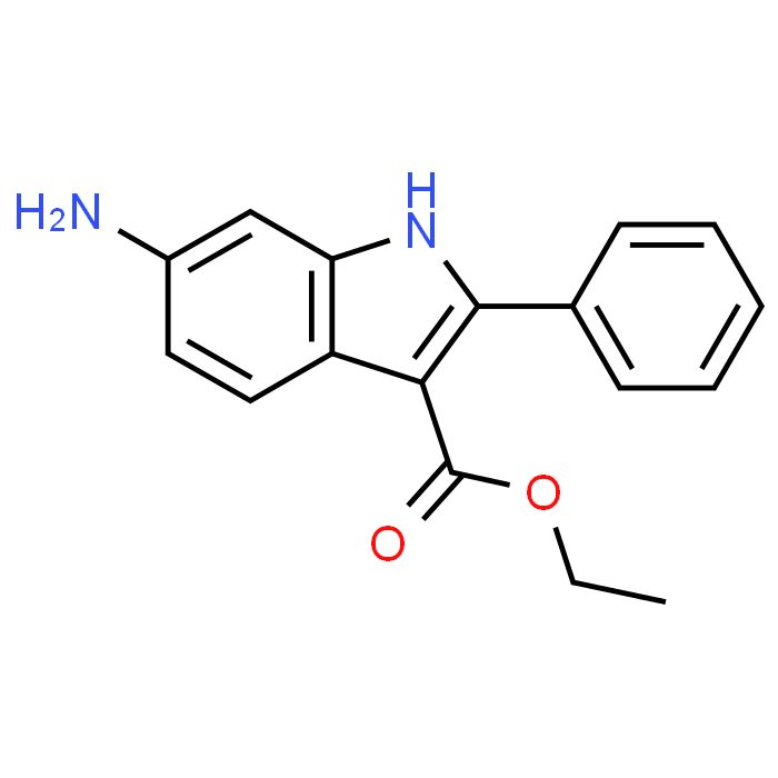 Ethyl 6-amino-2-phenyl-1H-indole-3-carboxylate