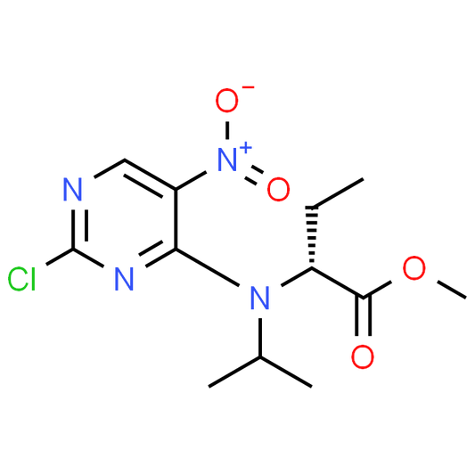 (R)-Methyl 2-((2-chloro-5-nitropyrimidin-4-yl)(isopropyl)amino)butanoate