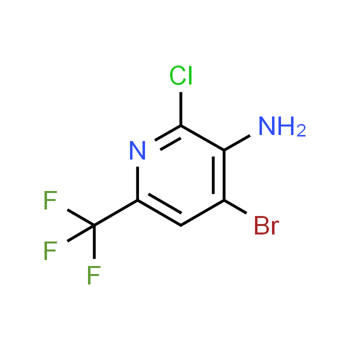 4-Bromo-2-chloro-6-(trifluoromethyl)pyridin-3-amine