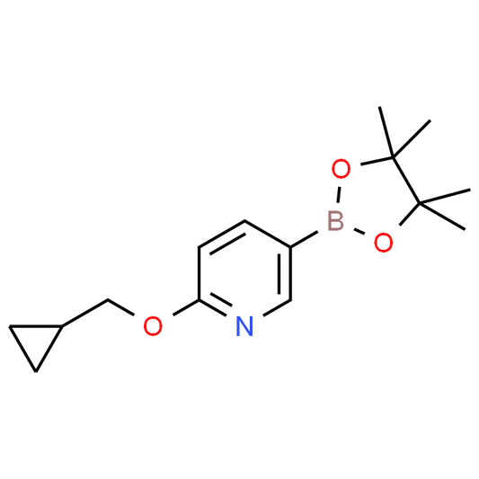 2-(Cyclopropylmethoxy)-5-(4,4,5,5-tetramethyl-1,3,2-dioxaborolan-2-yl)pyridine