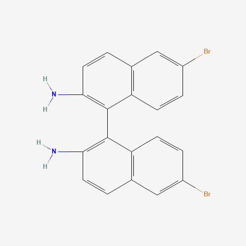 (S)-6,6'-Dibromo-[1,1'-binaphthalene]-2,2'-diamine