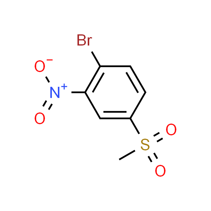 1-Bromo-4-(methylsulfonyl)-2-nitrobenzene