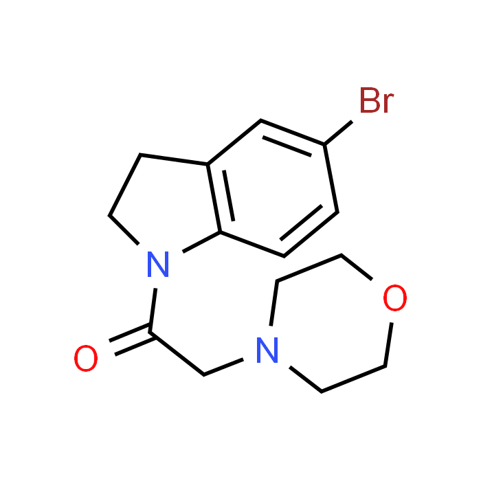 1-(5-Bromoindolin-1-yl)-2-morpholinoethan-1-one