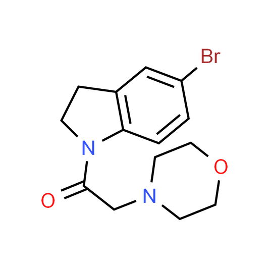 1-(5-Bromoindolin-1-yl)-2-morpholinoethan-1-one