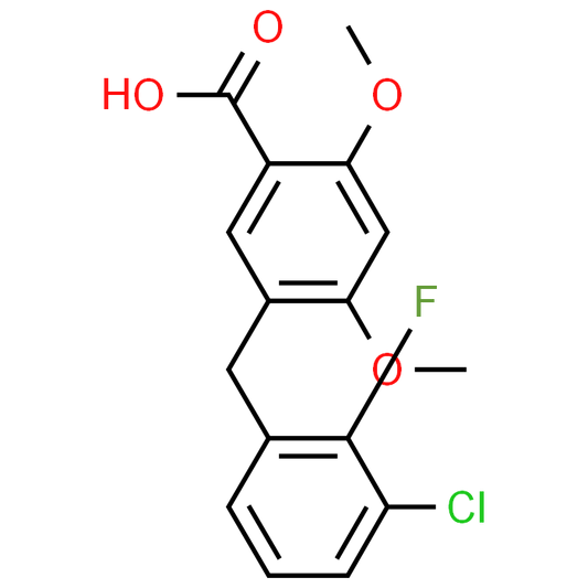 5-(3-Chloro-2-fluorobenzyl)-2,4-dimethoxybenzoic acid