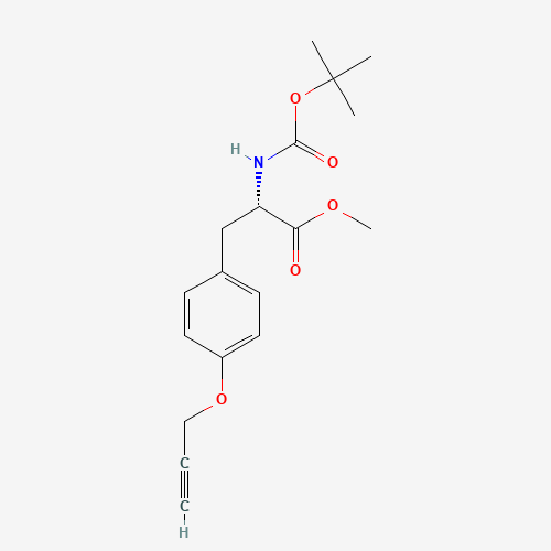Methyl (S)-2-((tert-butoxycarbonyl)amino)-3-(4-(prop-2-yn-1-yloxy)phenyl)propanoate