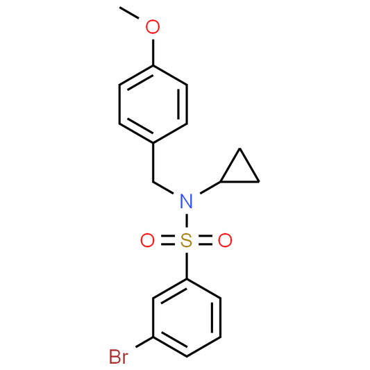 3-Bromo-N-cyclopropyl-N-(4-methoxybenzyl)benzenesulfonamide